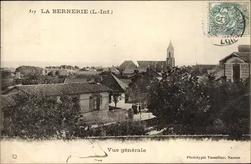 Ak La Bernerie Loire Atlantique, Vue generale