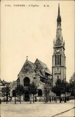 Ak Vanves Hauts de Seine, L'Eglise