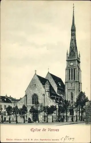 Ak Vanves Hauts de Seine, L'Eglise