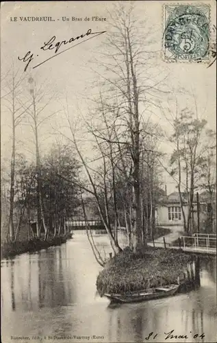 Ak Le Vaudreuil Eure, Un Bras de l'Eure