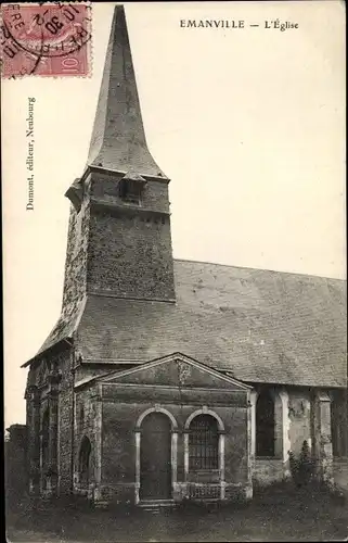 Ak Emanville Eure, L'Eglise