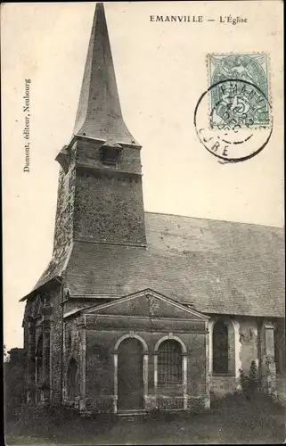 Ak Emanville Eure, L'Eglise