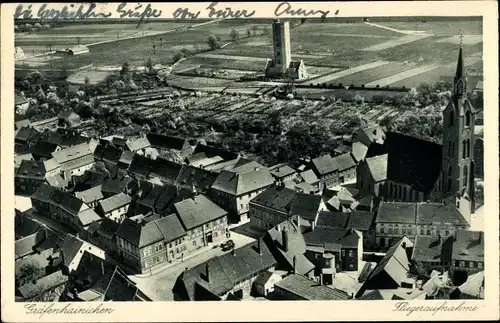 Ak Gräfenhainichen im Kreis Wittenberg, Vogelschau