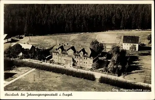 Ak Steinbach Johanngeorgenstadt im Erzgebirge, Fliegeraufnahme