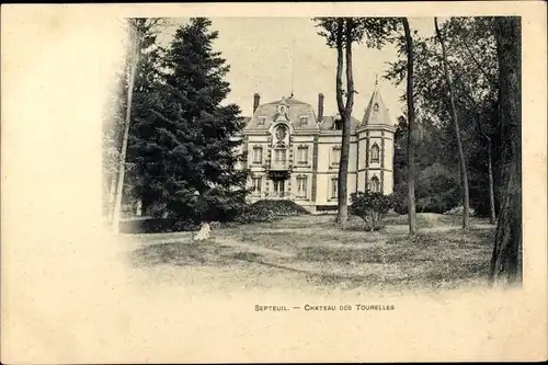 Ak Septeuil Yvelines, Chateau des Tourelles