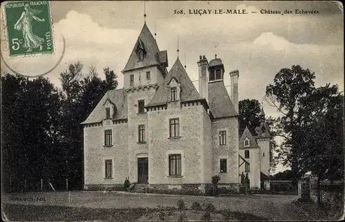 Ak Lucay le Male Indre, Château des Echevées