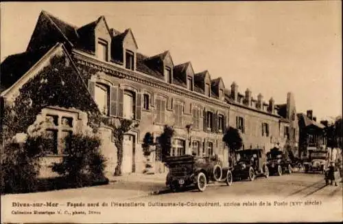 Ak Dives sur Mer Calvados, Facade nord de l'Hostellerie