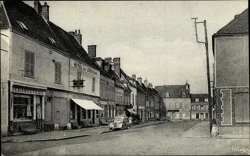Ak Courville Eure-et-Loir, Rue Carnot