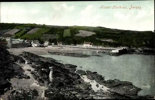 Ak Rozel Bay Kanalinsel Jersey, Harbour