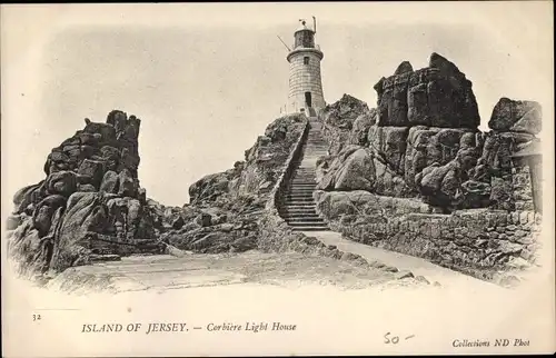 Ak Kanalinsel Jersey, Corbiere Lighthouse