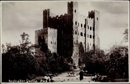 Ak Rochester South East England, Rochester Castle