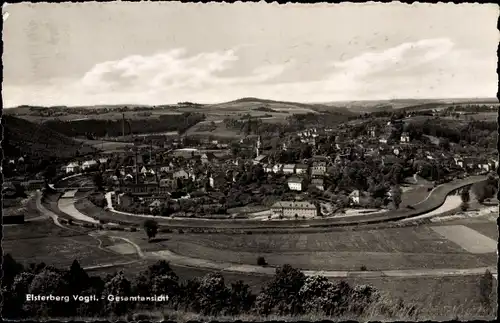 Ak Elsterberg an der Weißen Elster Vogtland, Panorama