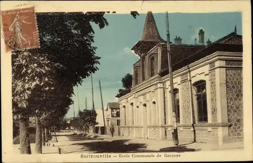 Ak Sartrouville Yvelines, Ecole Communale de Garcons