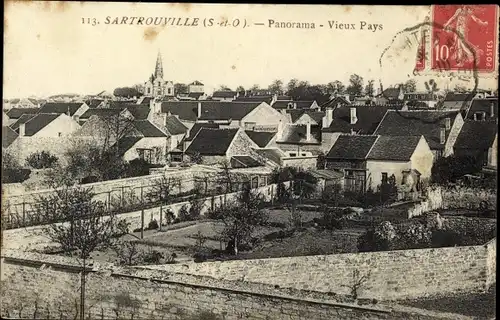 Ak Sartrouville Yvelines, Panorama, Vieux Pays