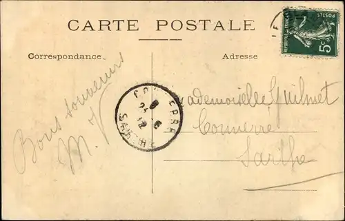 Ak Le Blanc Indre, Vue de la Creuse