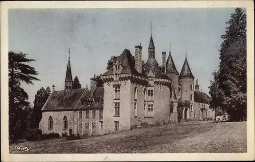 Ak Mers sur Indre Indre, Château du Magnet, Cim
