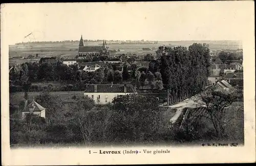 Ak Levroux Indre, Gesamtansicht