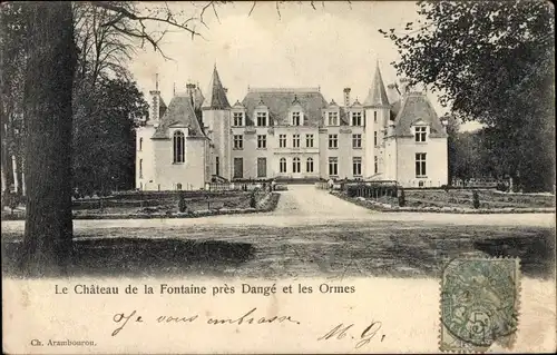 Ak Indre, Le Château de la Fontaine près Dangé et les Ormes