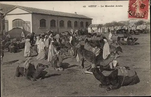 Ak Setif Algerien, Le Marche Arabe