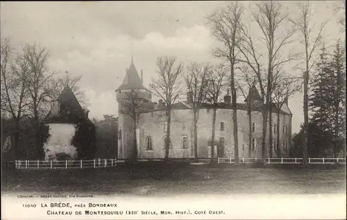 Ak La Brede Gironde, Chateau de Montesquilu