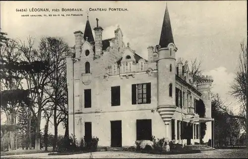 Ak Leognan Gironde, Chateau Ponteilh