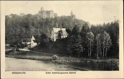 Ak Rochsburg Lunzenau in Sachsen, Gräfl Schönburgsches Schloss