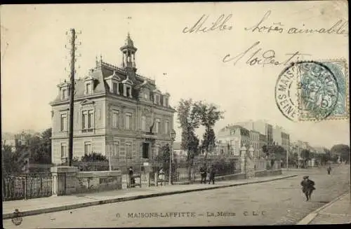 Ak Maisons Laffitte Yvelines, La Mairie