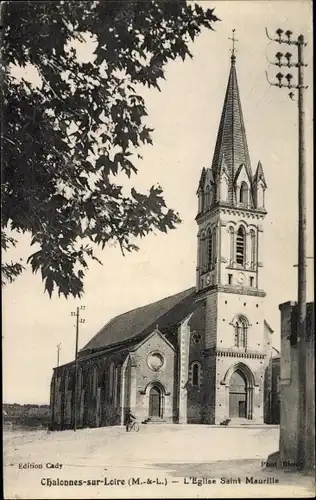 Ak Chalonnes Maine et Loire, L'Eglise Saint Maurille