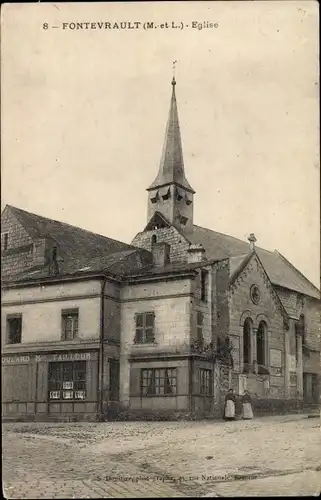 Ak Fontevrault Maine-et-Loire, L'Eglise