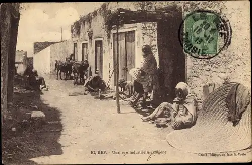 Ak El Kef Tunesien, Une rue industrielle indigene