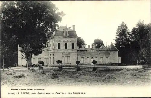 Ak La Brede Gironde, Château des Fougères