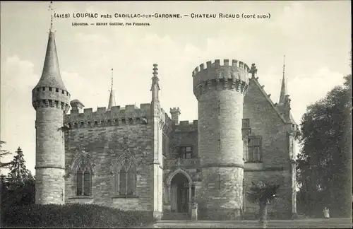 Ak Cadillac Gironde, Loupiac, Château Ricaud