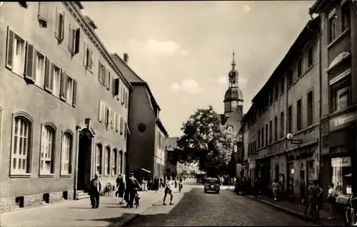 Ak Borna in Sachsen, Ernst Thälmann Straße