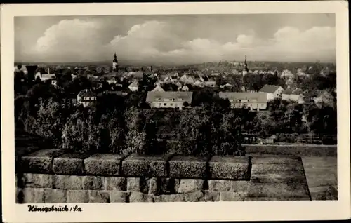 Ak Königsbrück in der Oberlausitz, Teilansicht