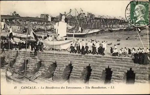 Ak Cancale Ille-et-Vilaine, La Benediction des Terreneuvas