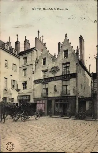 Ak Crouzille Indre-et-Loire, Hotel de la Crouzille