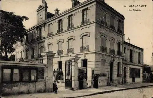 Ak Malakoff Hauts de Seine, La Mairie