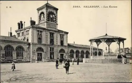 Ak Malakoff Hauts de Seine, Les Ecoles