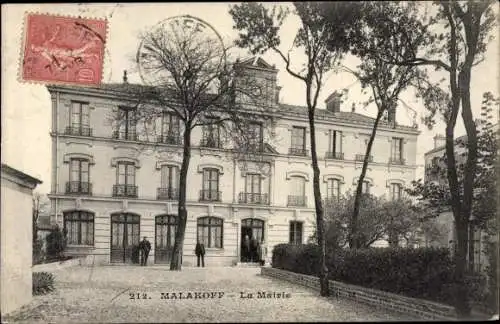 Ak Malakoff Hauts de Seine, La Mairie