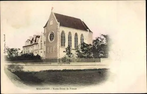 Ak Malakoff Hauts de Seine, Notre Dame de France