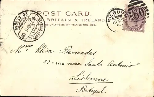 Künstler Litho London City England, The Monument, London Bridge