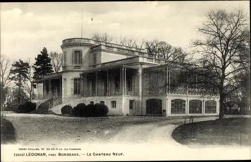 Ak Leognan Gironde, Château Neuf