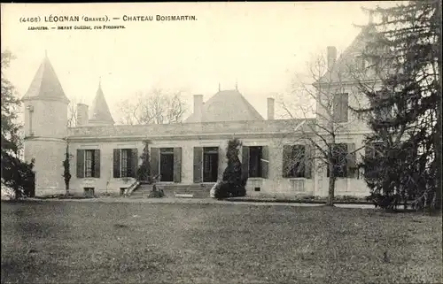 Ak Leognan Gironde, Château Boismartin