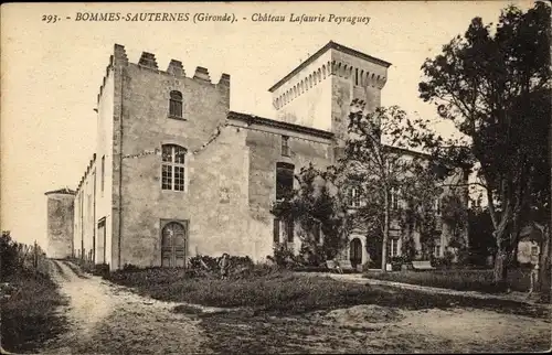 Ak Bommes Sauternes Gironde, Château Lafaurie Peyraguey