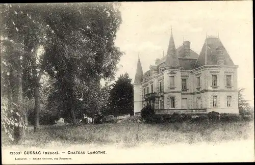 Ak Cussac Médoc Gironde, Château Lamothe