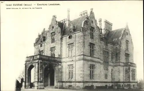 Ak Cussac Médoc Gironde, Château Lanessan