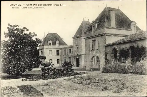 Ak Fargues Saint Hilaire Gironde, Château Beauséjour