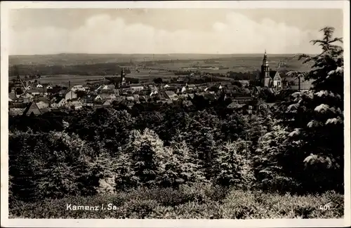 Ak Kamenz Sachsen, Panorama