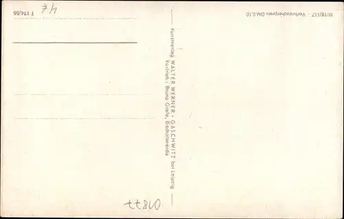 Ak Bischofswerda in Sachsen, Christuskirche, Innenansicht