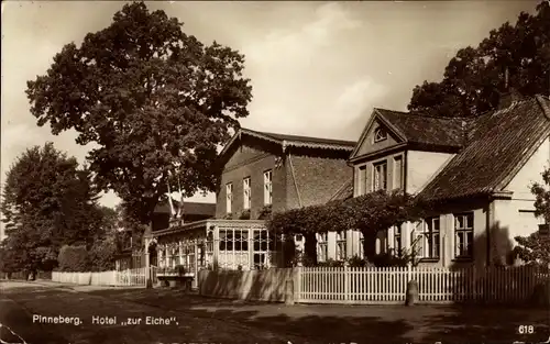 Ak Pinneberg in Schleswig Holstein, Hotel zur Eiche